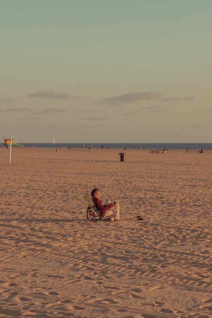 Sitting on the Beach